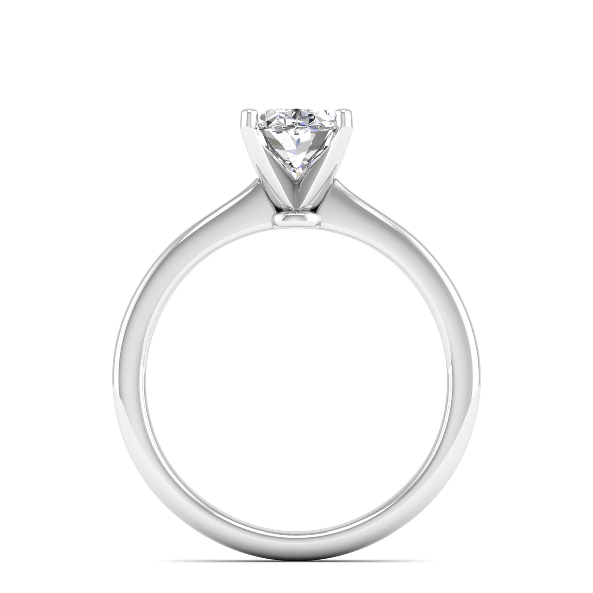 Celestar Classic Oval Solitaire Ring-1.5 Carat