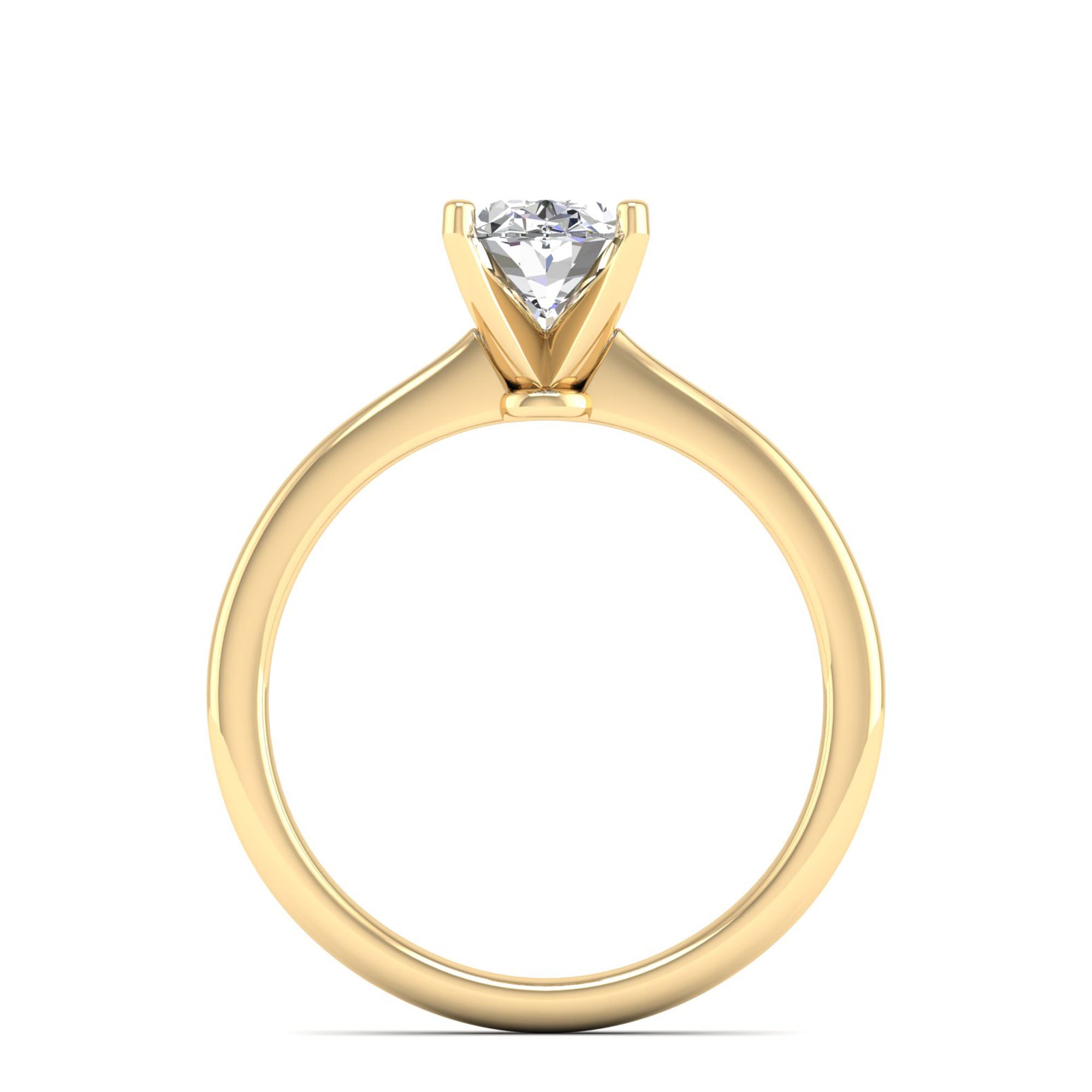 Celestar Classic Oval Solitaire Ring-1.5 Carat
