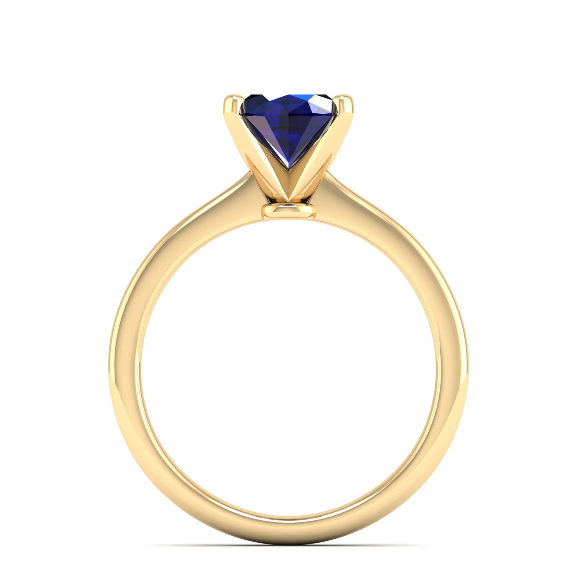 Celestar Classic Oval Sapphire Solitaire Ring 2.0 Carat