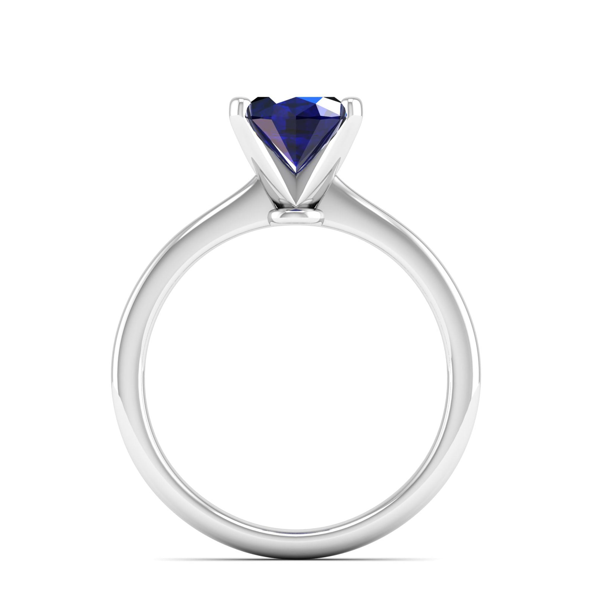 Celestar Classic Oval Sapphire Solitaire Ring 2.0 Carat