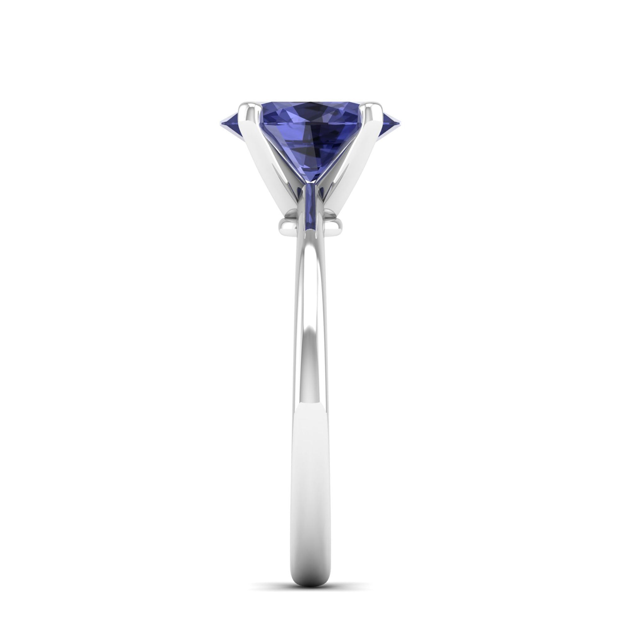 Celestar Classic Oval Tanzanite Solitaire Ring 2.0 Carat