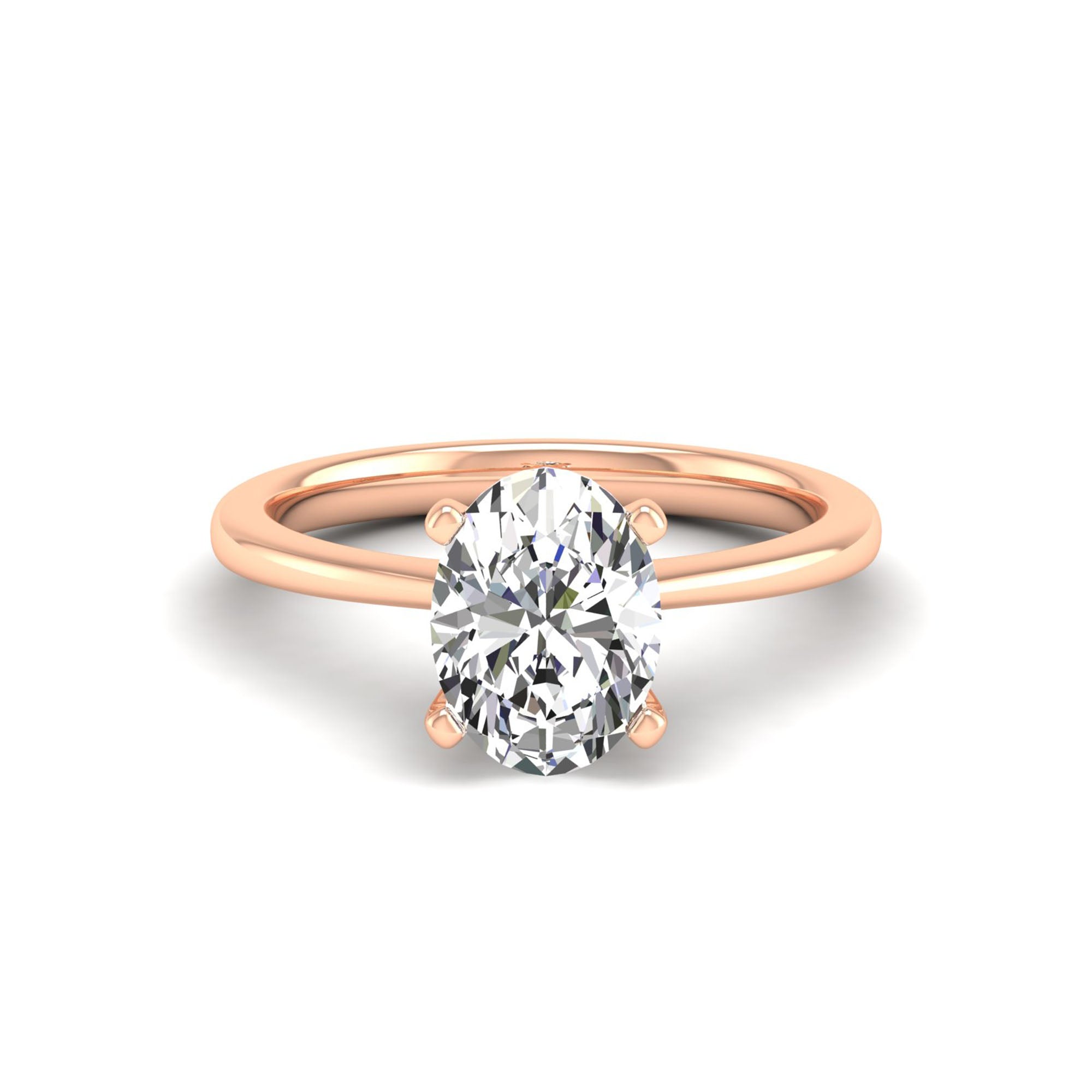 Celestar Classic Oval Solitaire Ring 2.0 Carat
