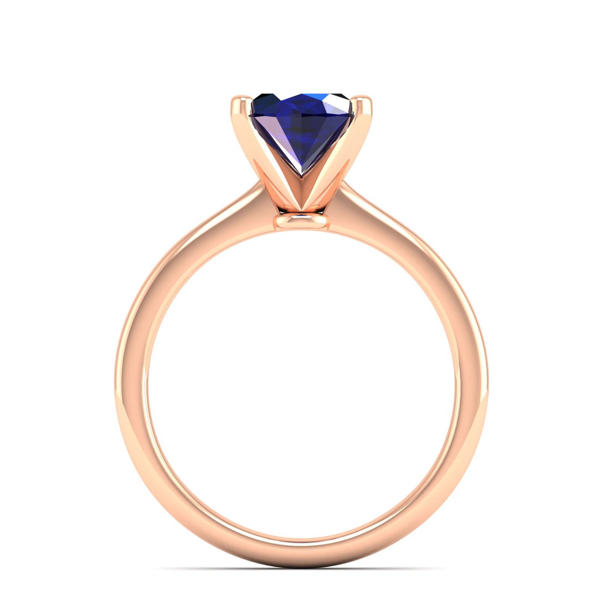 Celestar Classic Oval Sapphire Solitaire Ring 2.50 Carat