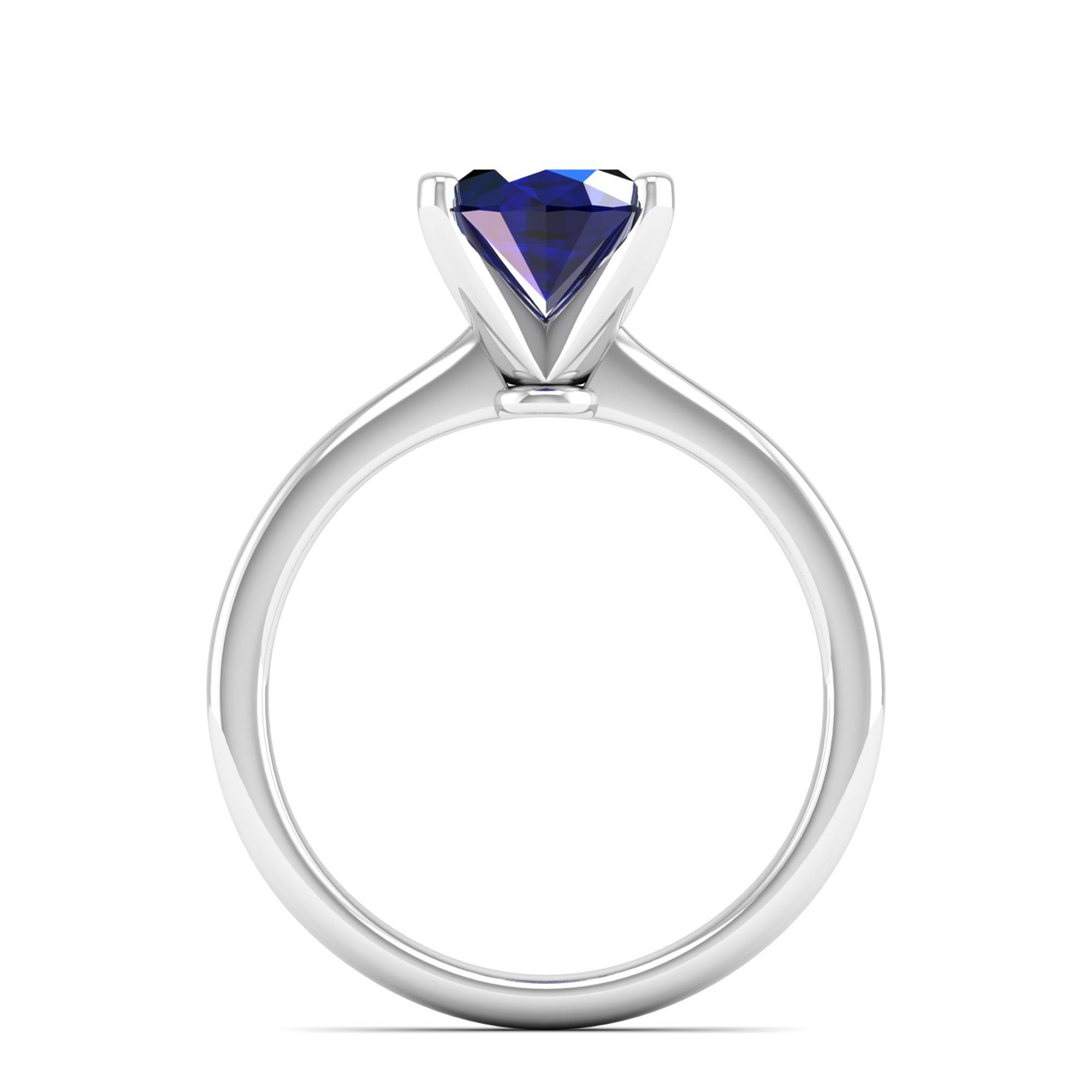 Celestar Classic Oval Sapphire Solitaire Ring 2.50 Carat