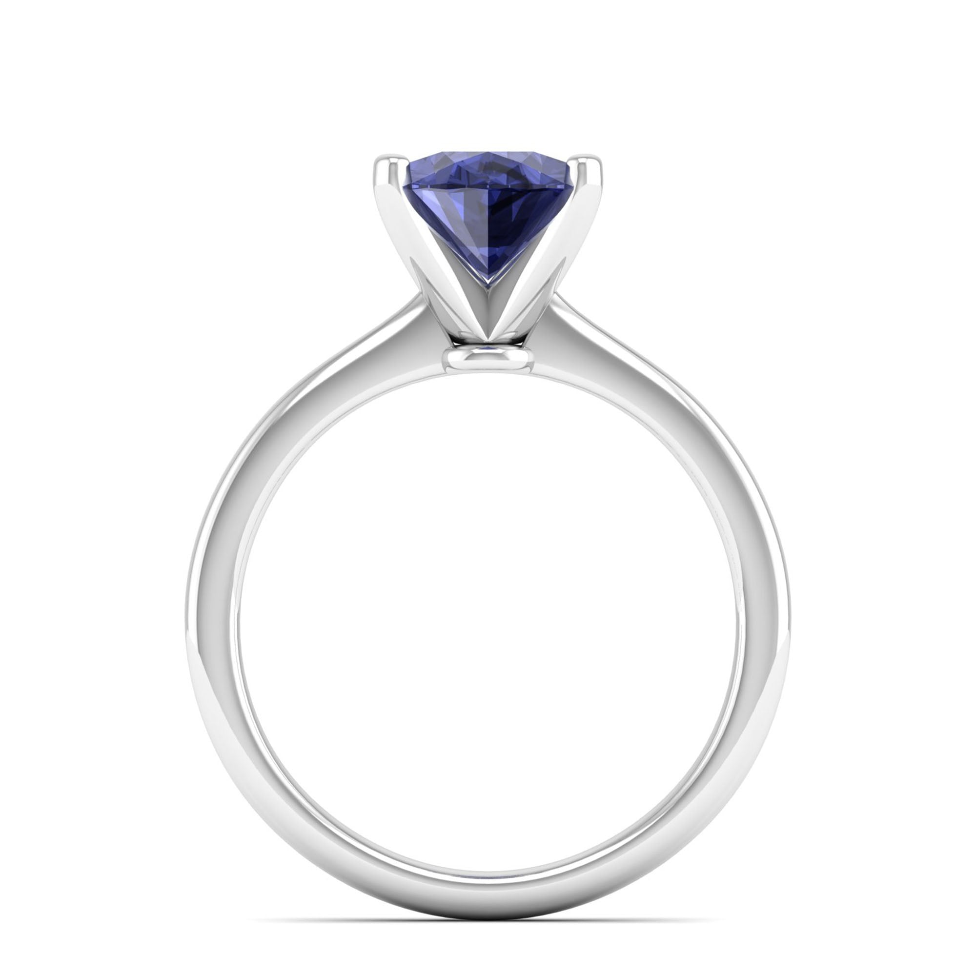 Celestar Classic Oval Tanzanite Solitaire Ring 2.50 Carat