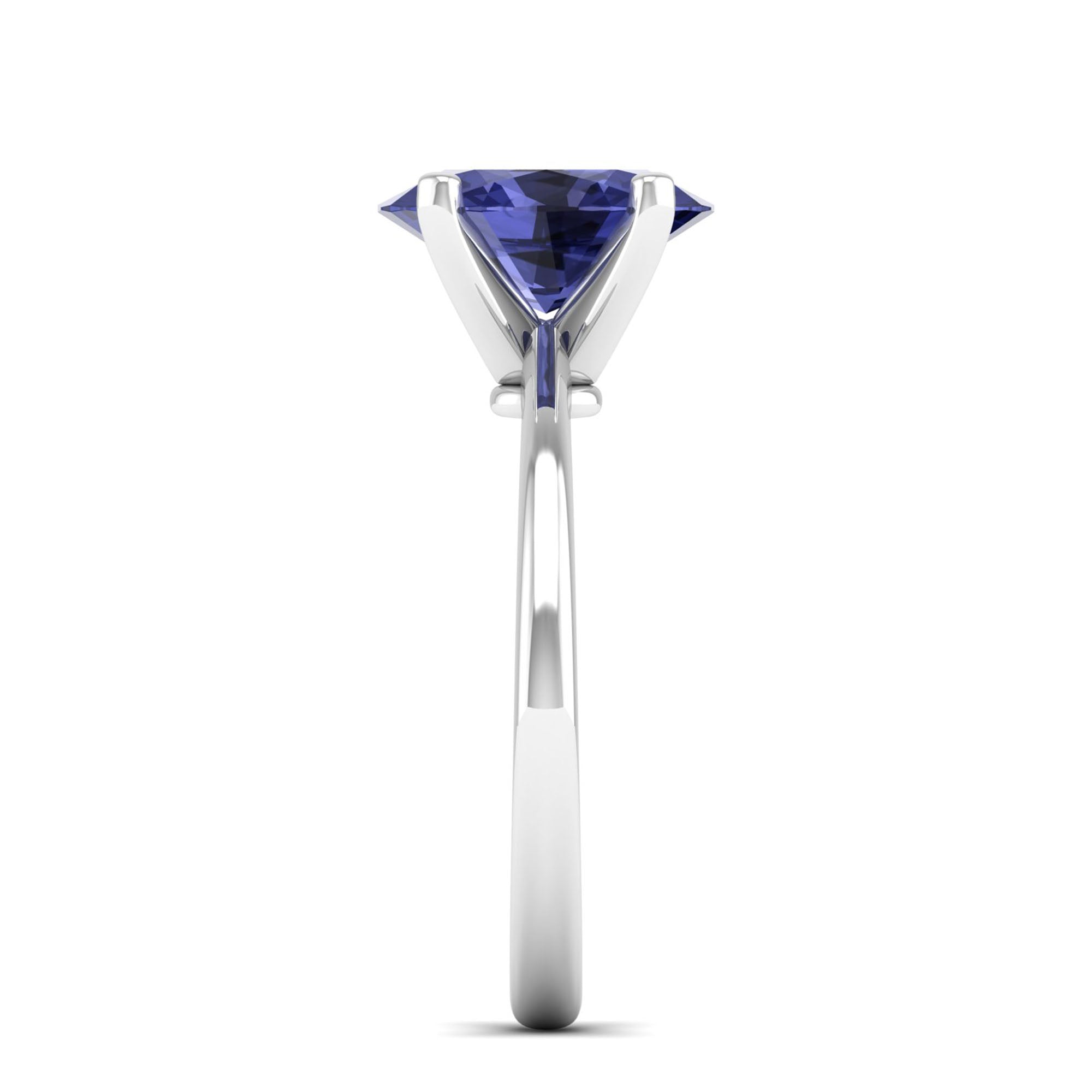 Celestar Classic Oval Tanzanite Solitaire Ring 2.50 Carat