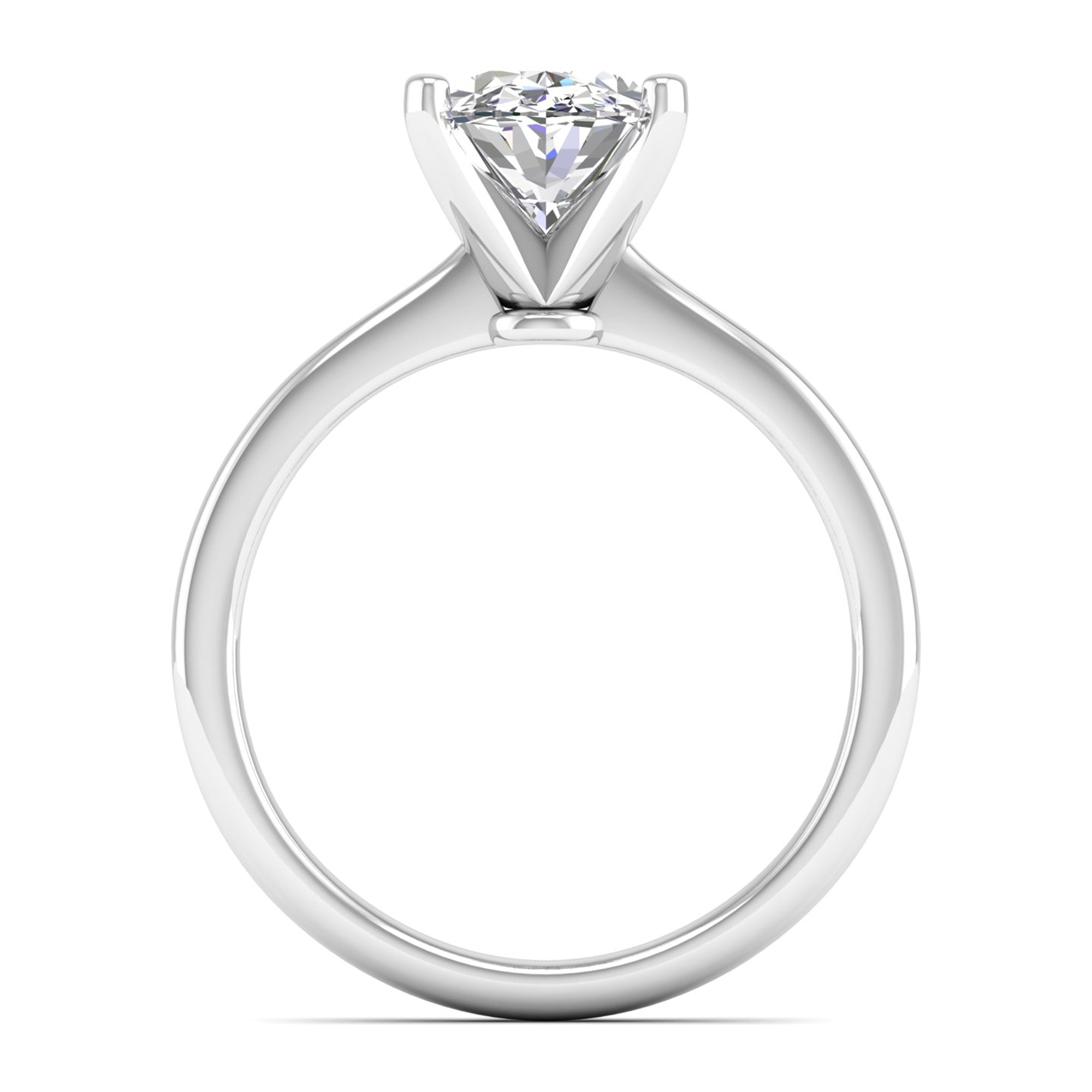 Celestar Classic Oval Solitaire Ring 2.50 Carat