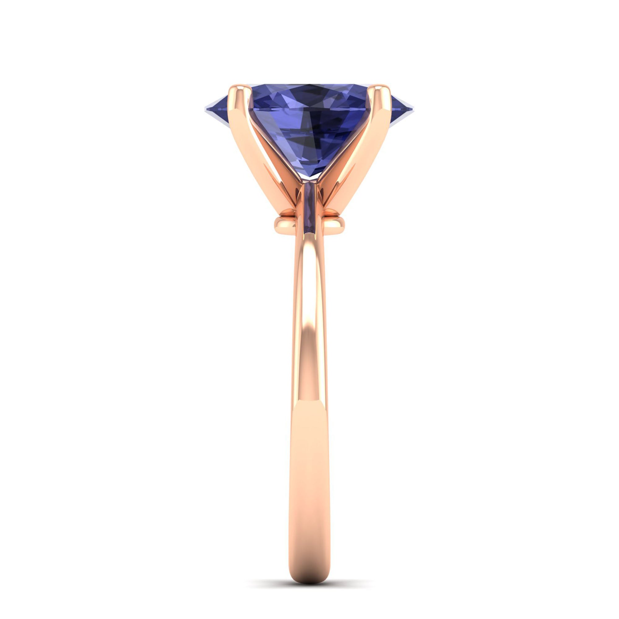 Celestar Classic Oval Tanzanite Solitaire Ring – 3.0 Carat