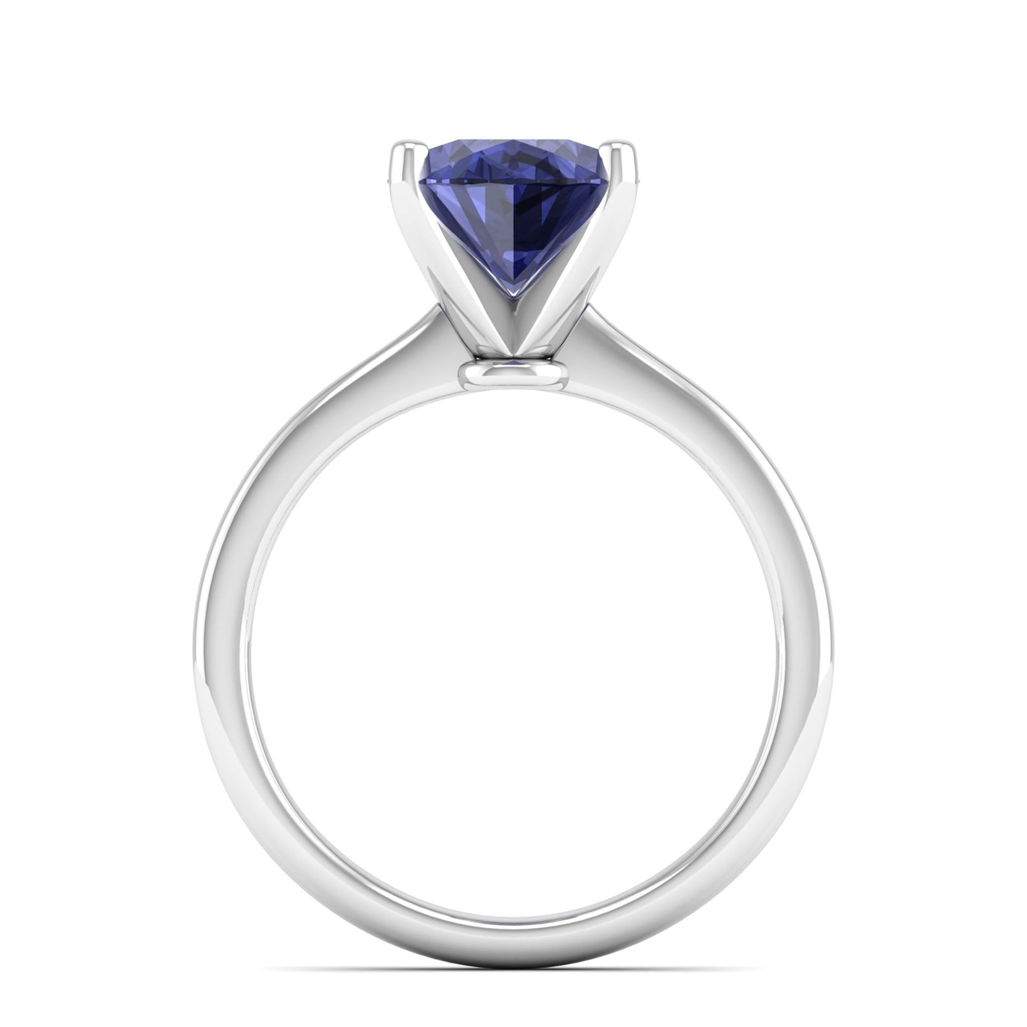 Celestar Classic Oval Tanzanite Solitaire Ring – 3.0 Carat