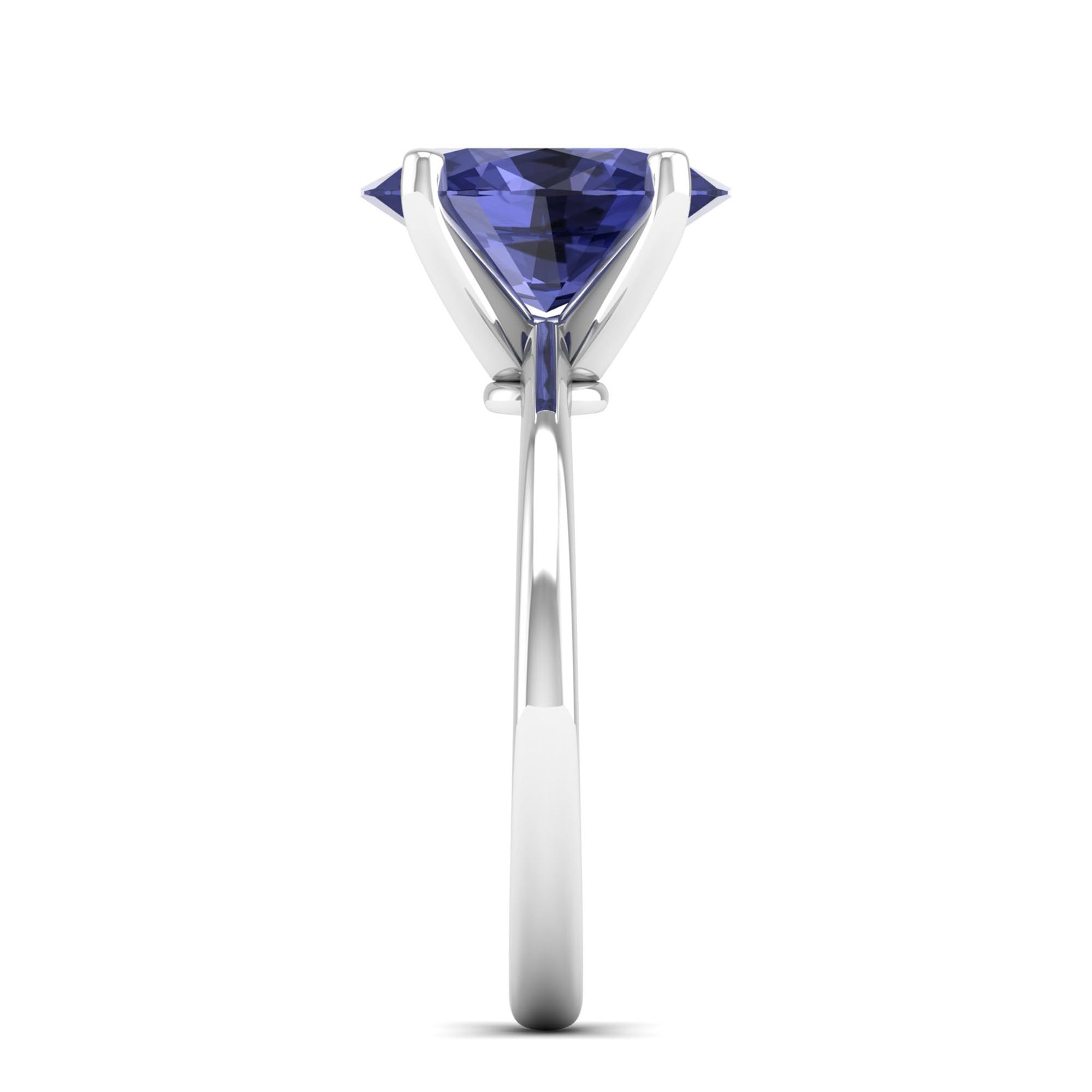 Celestar Classic Oval Tanzanite Solitaire Ring – 3.0 Carat