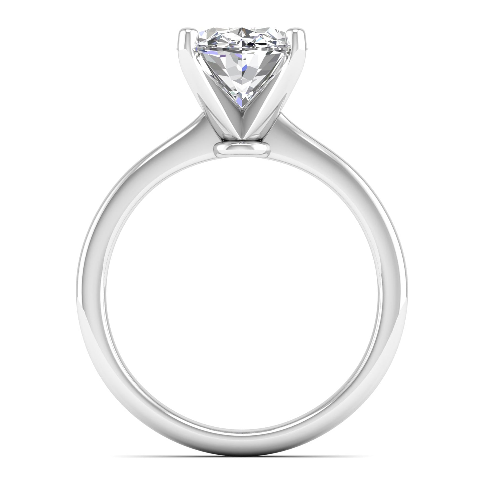 Celestar Classic Oval Solitaire Ring – 3.0 Carat