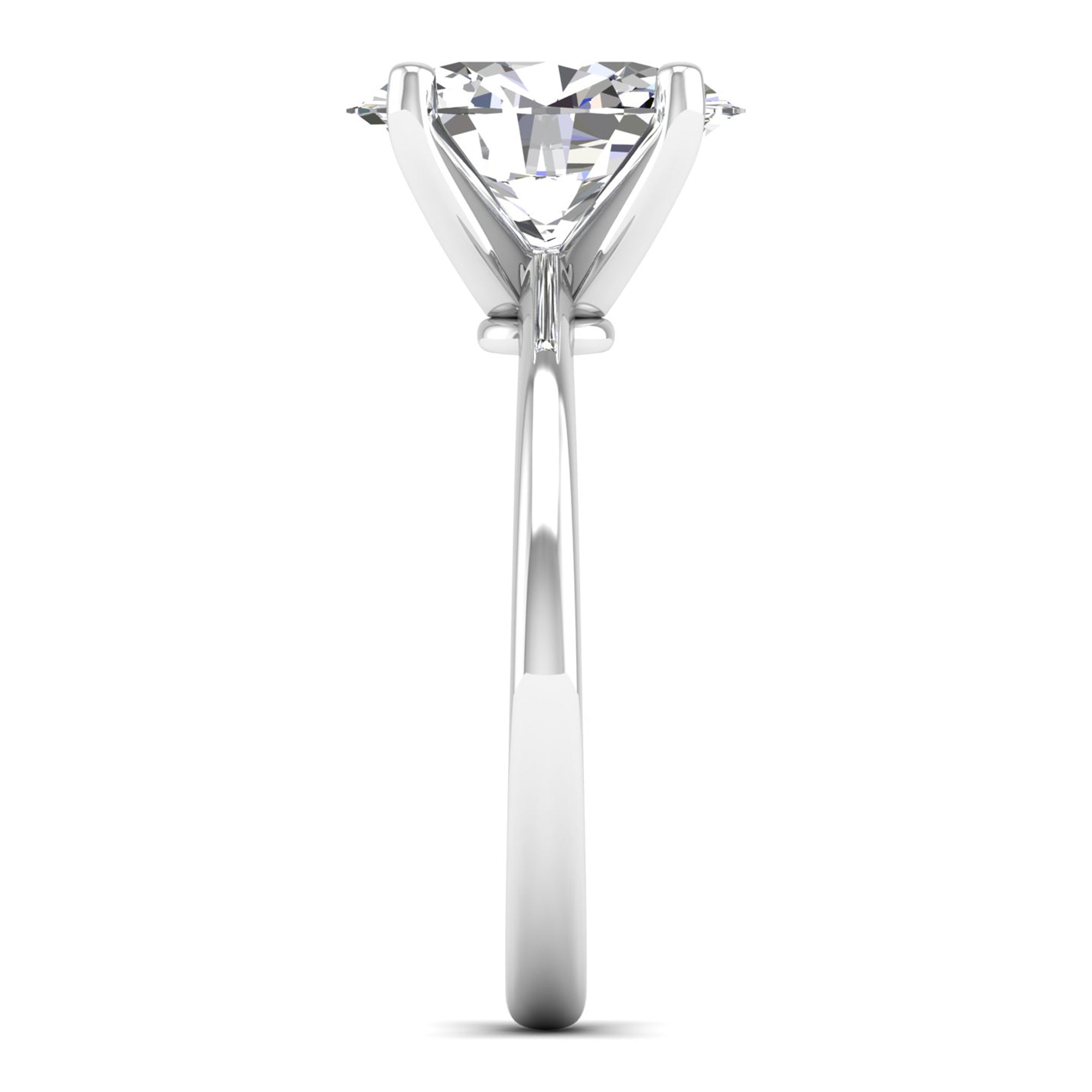 Celestar Classic Oval Solitaire Ring – 3.0 Carat
