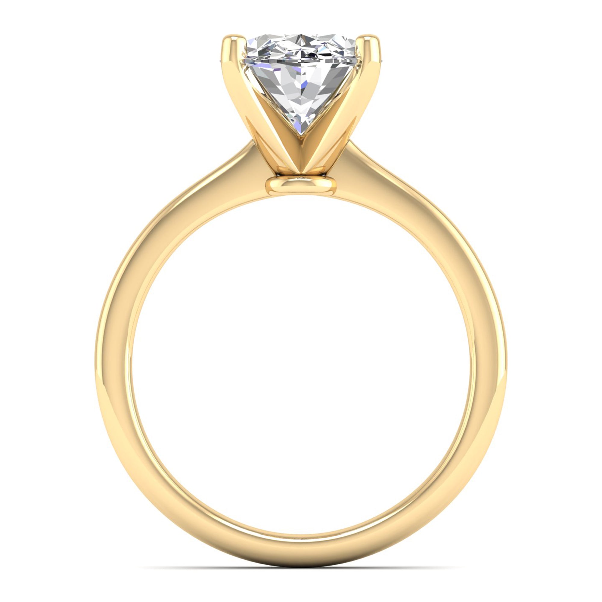 Celestar Classic Oval Solitaire Ring – 3.0 Carat