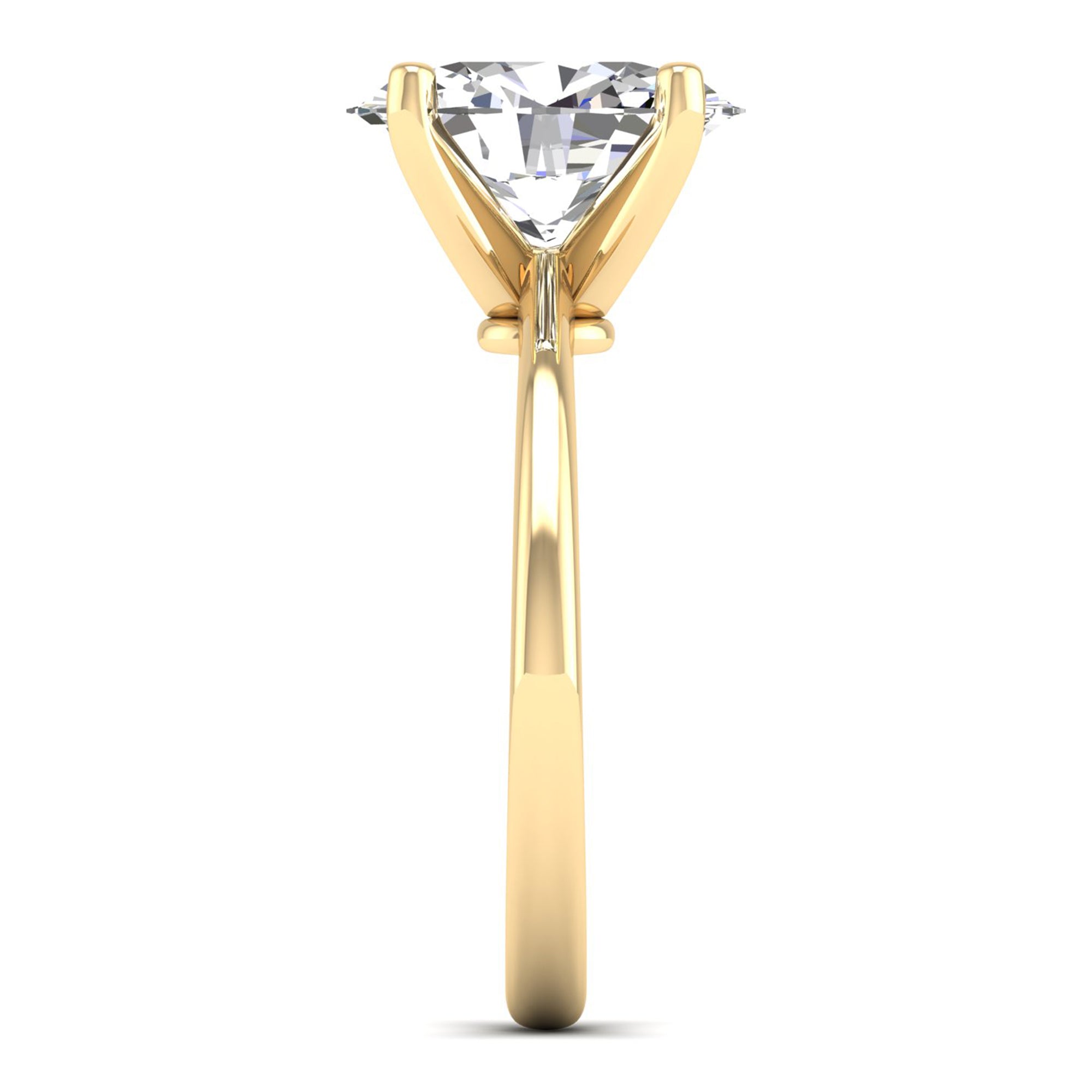 Celestar Classic Oval Solitaire Ring – 3.0 Carat