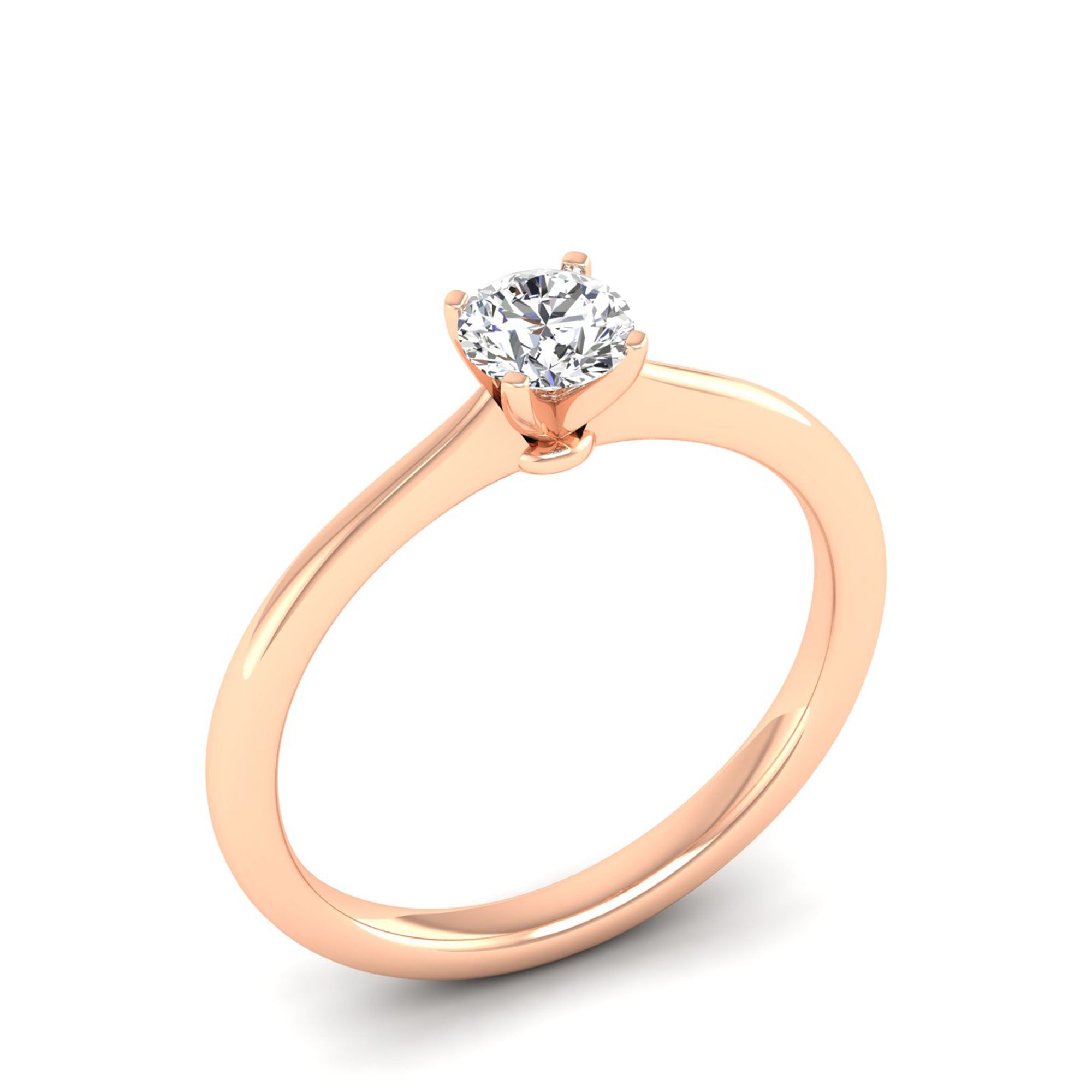 Celestar Classic Round Solitaire Ring  0.50 Carat