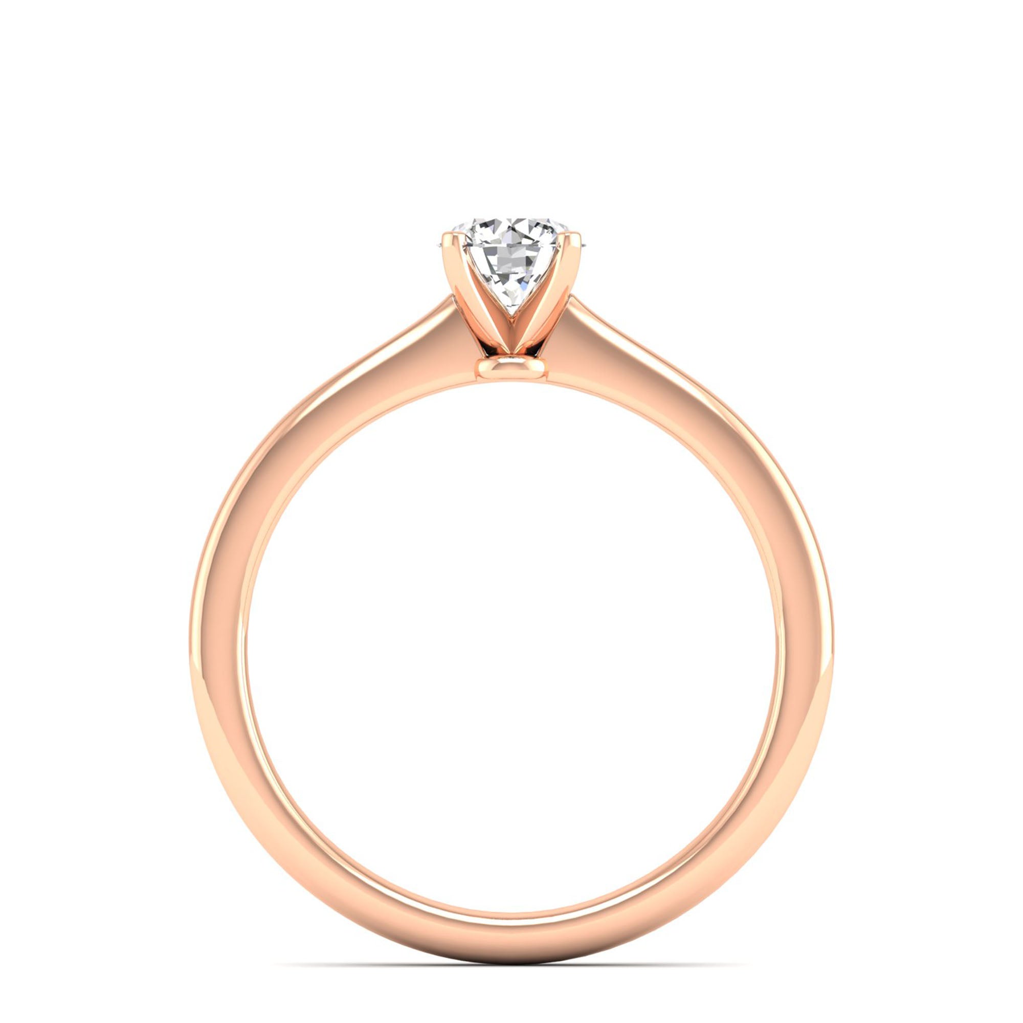 Celestar Classic Round Solitaire Ring  0.50 Carat