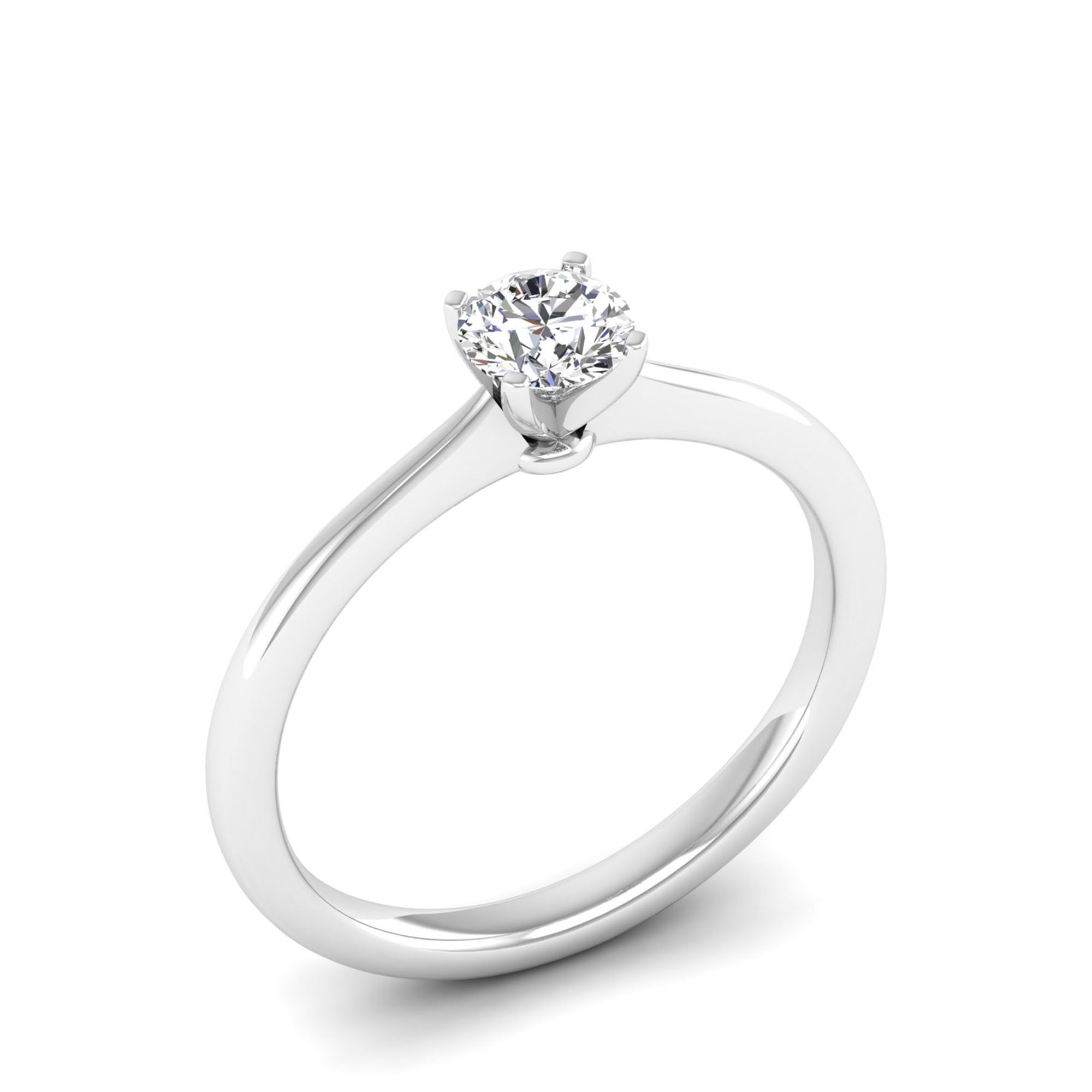 Celestar Classic Round Solitaire Ring  0.50 Carat