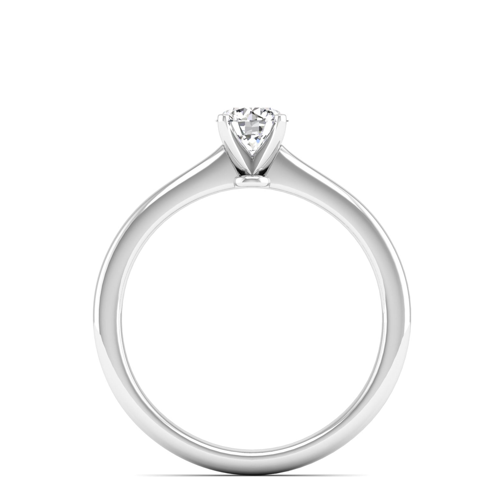 Celestar Classic Round Solitaire Ring  0.50 Carat