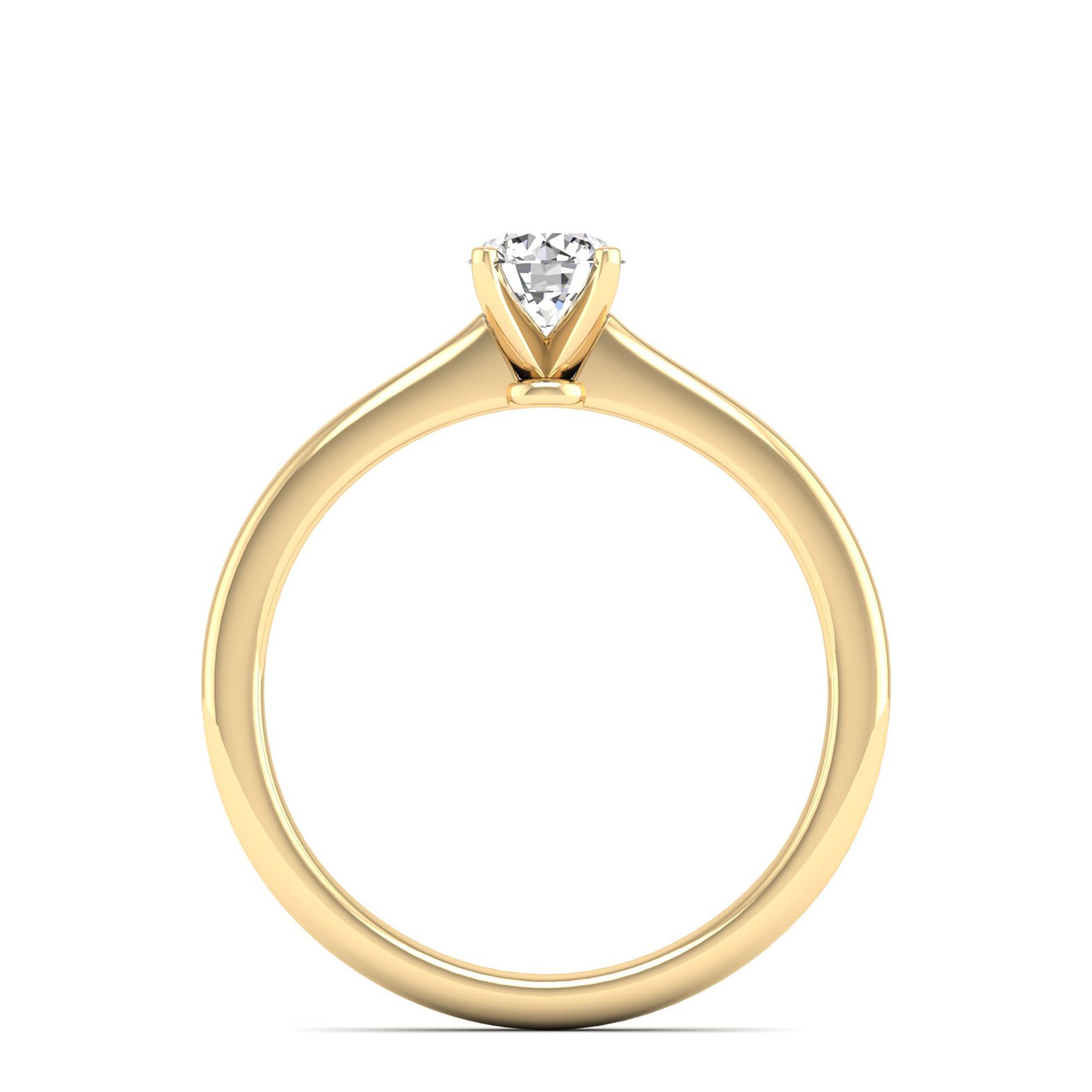 Celestar Classic Round Solitaire Ring  0.50 Carat