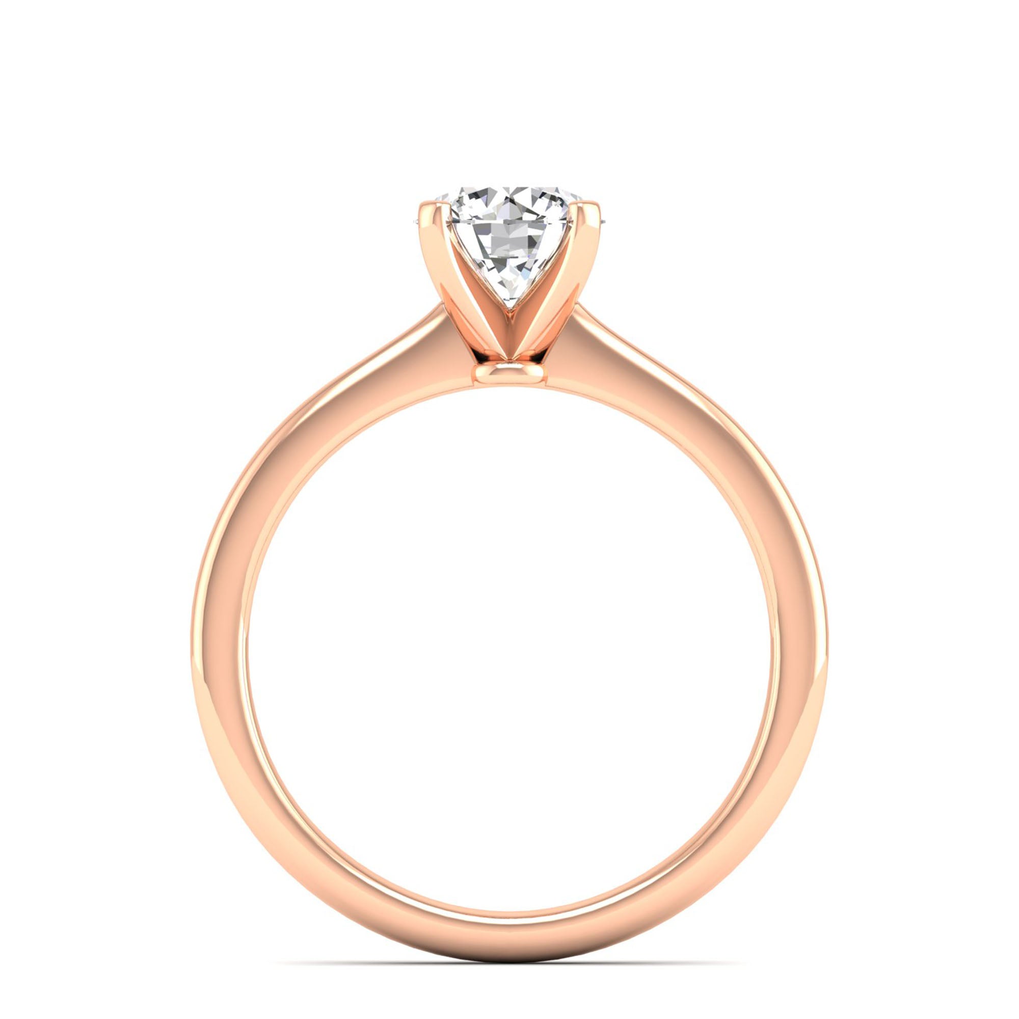 Celestar Classic Round Solitaire Ring 1.0 Carat