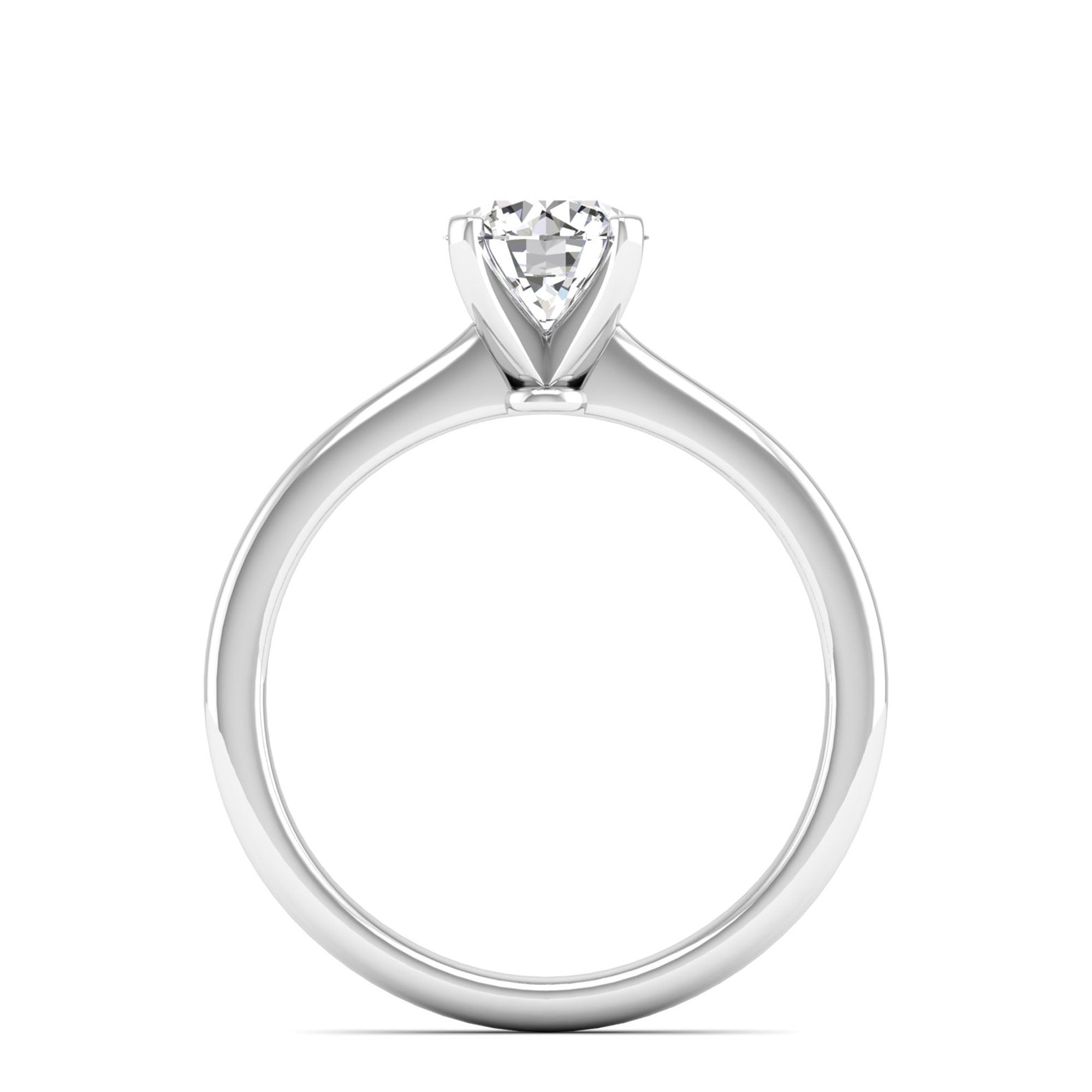 Celestar Classic Round Solitaire Ring 1.0 Carat