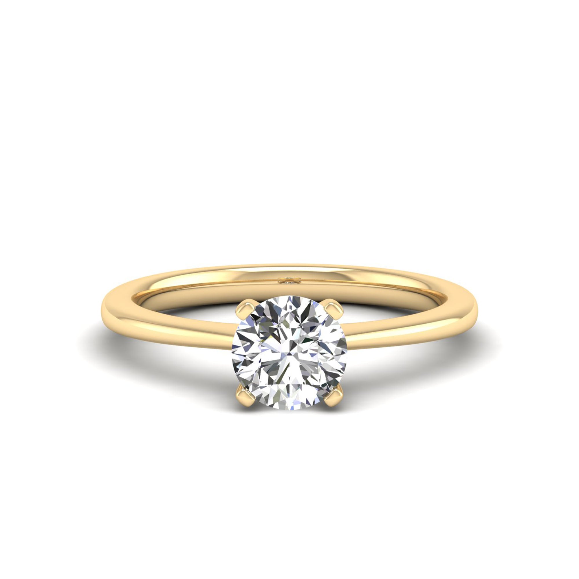 Celestar Classic Round Solitaire Ring 1.0 Carat