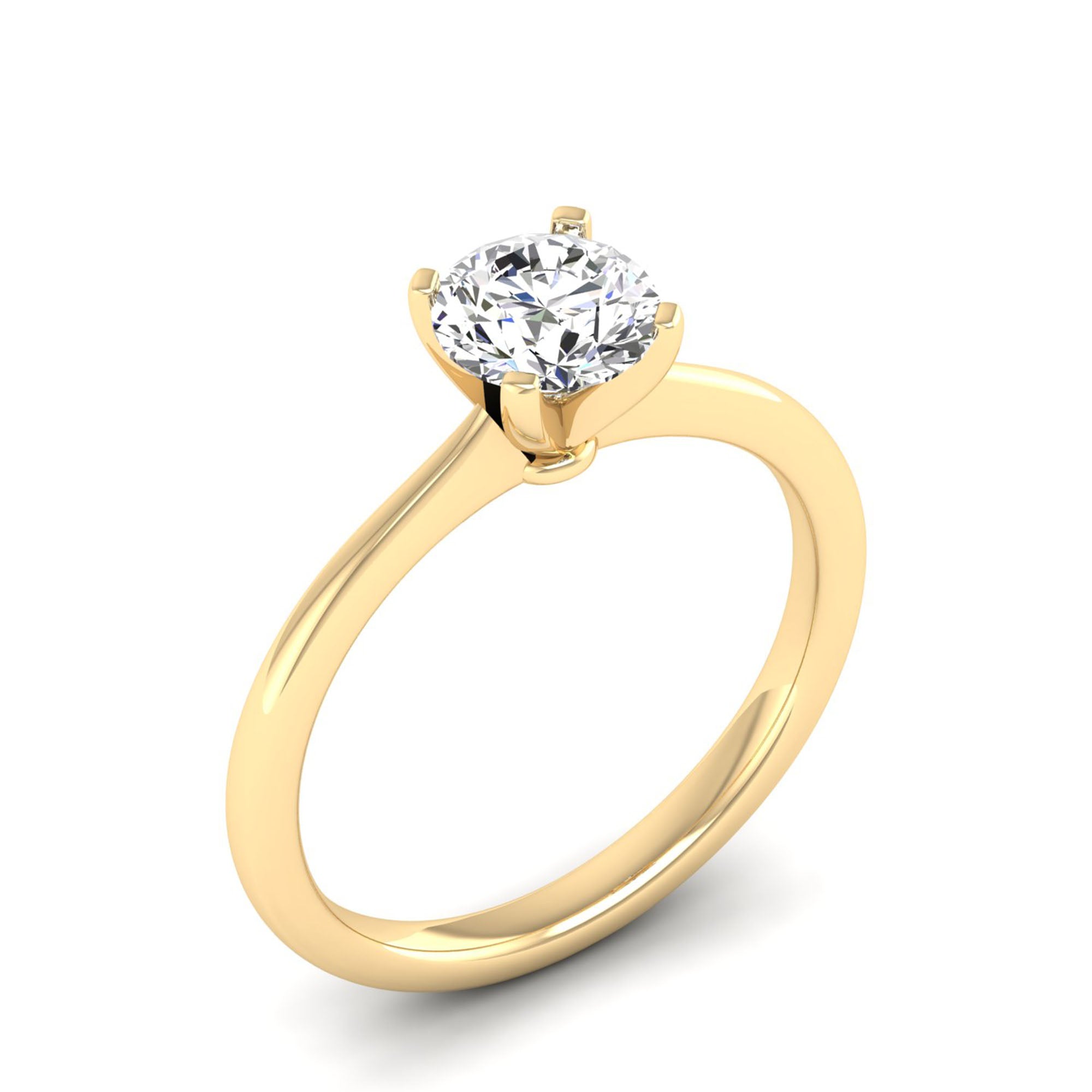 Celestar Classic Round Solitaire Ring 1.0 Carat