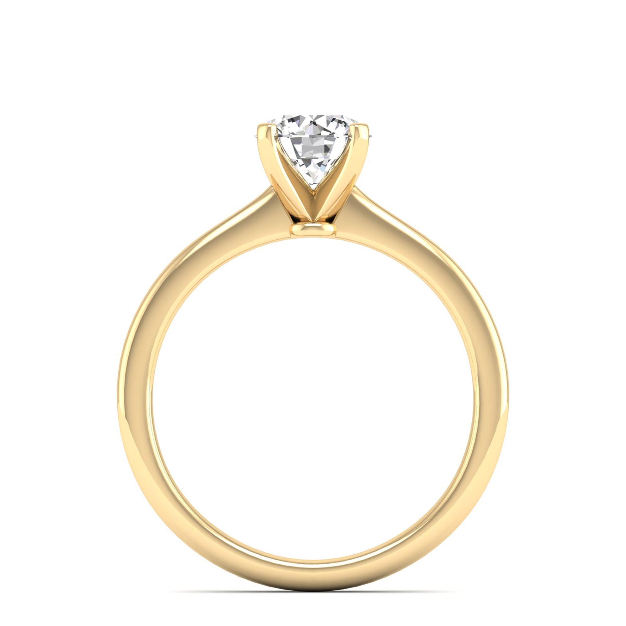 Celestar Classic Round Solitaire Ring 1.0 Carat