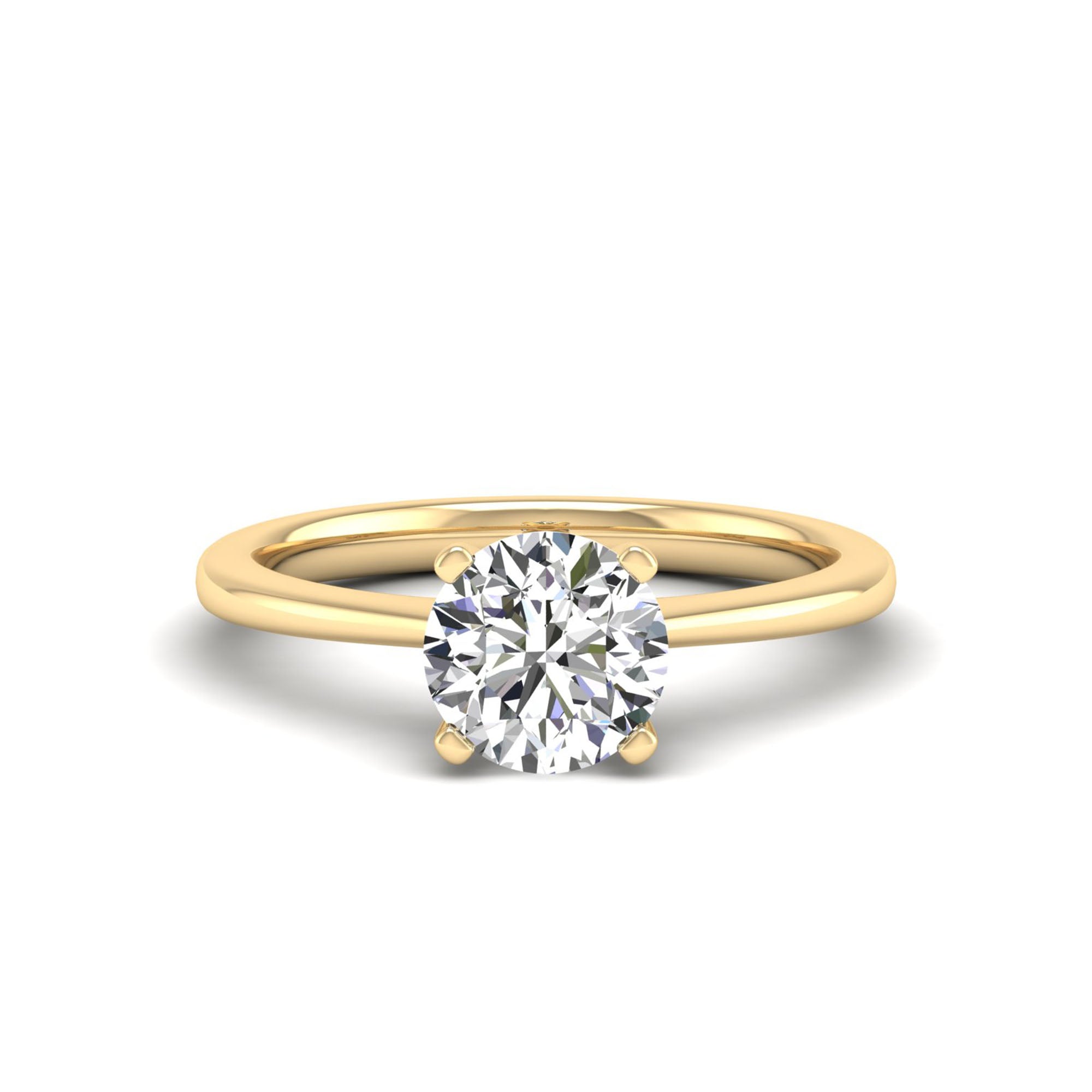 Celestar Classic Round Solitaire Ring  1.50 Carat
