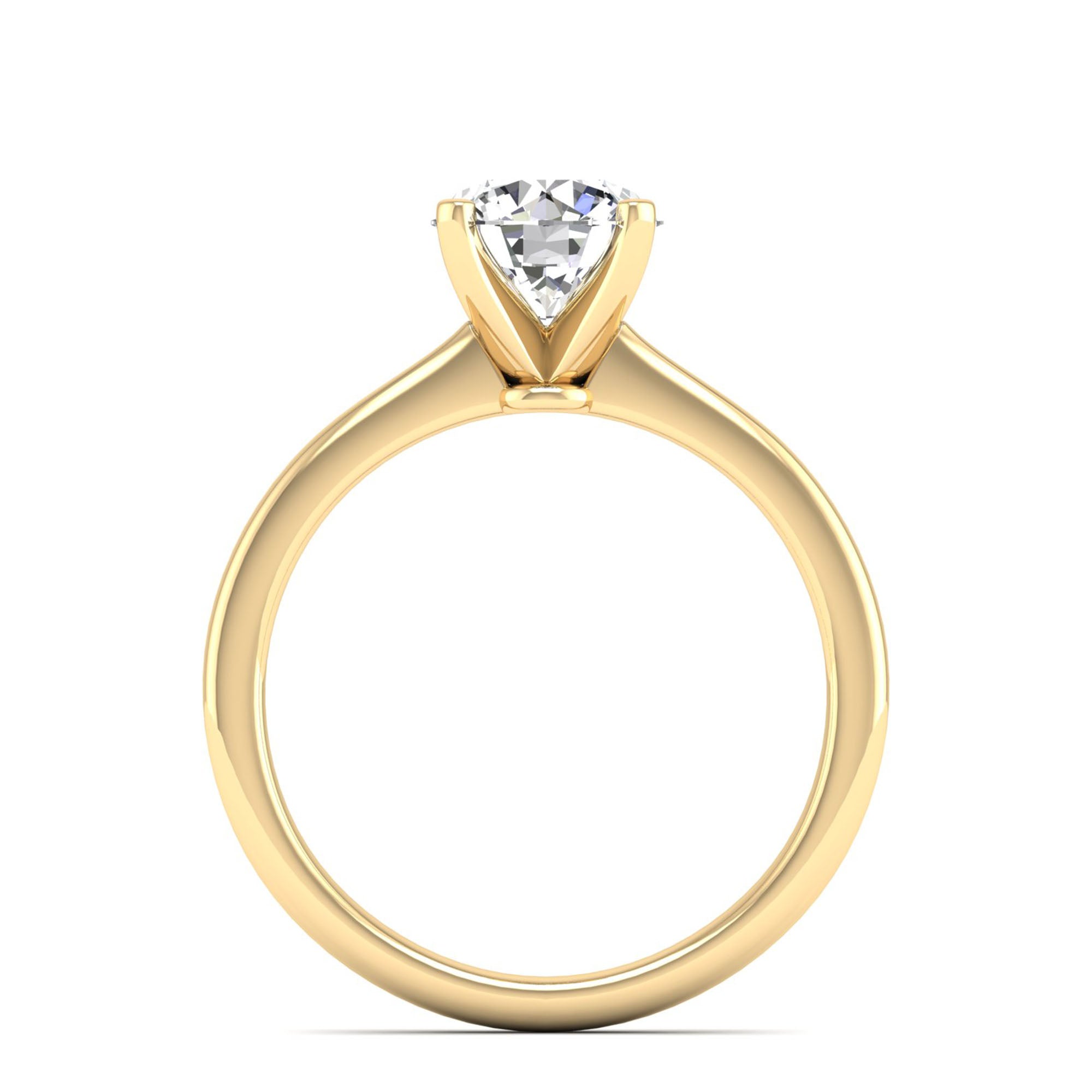 Celestar Classic Round Solitaire Ring  1.50 Carat