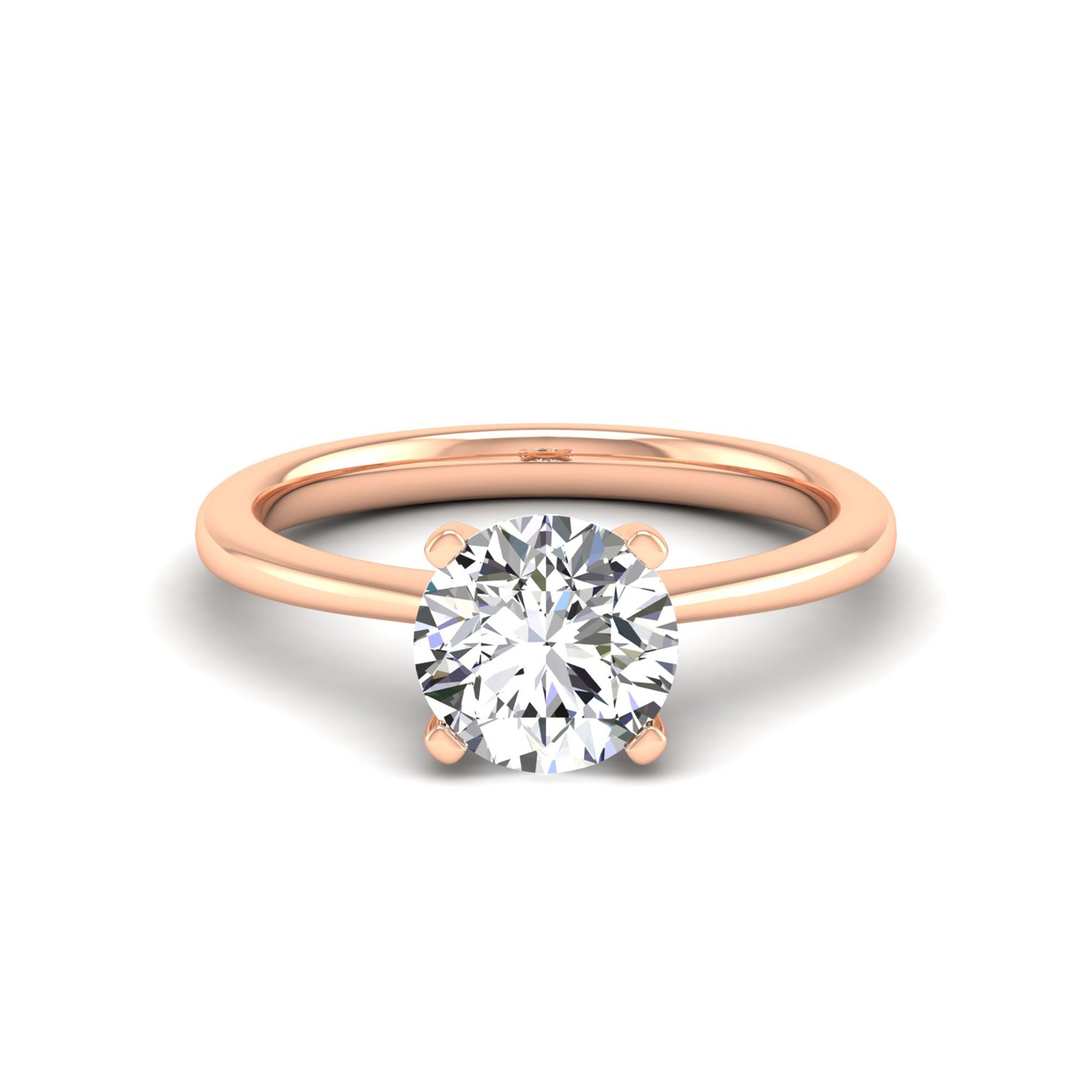 Celestar Classic Round Solitaire Ring  2.0 Carat