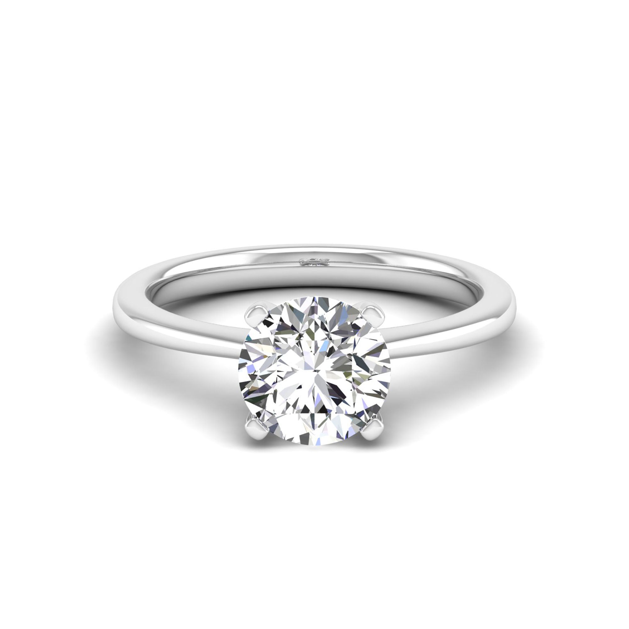 Celestar Classic Round Solitaire Ring  2.0 Carat