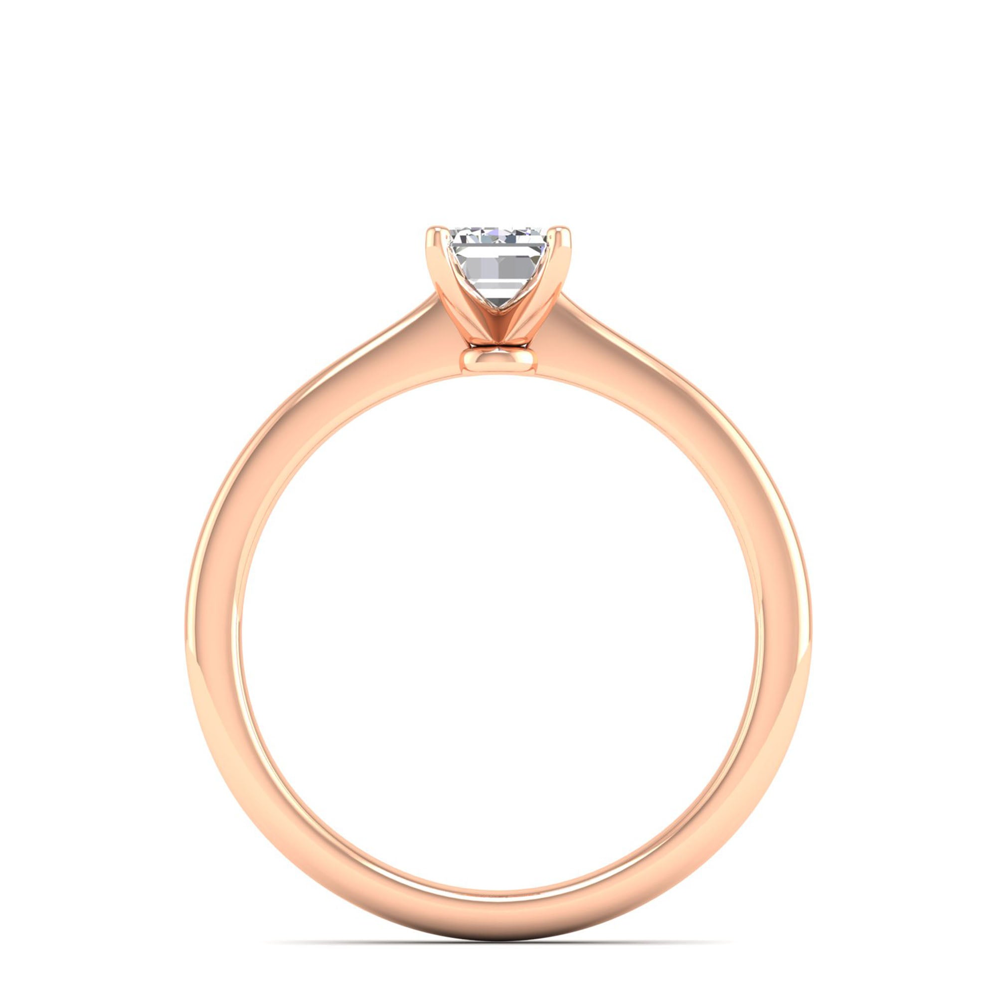 Celestar Emerald-Cut Diamond Solitaire Ring  1.00 Carat