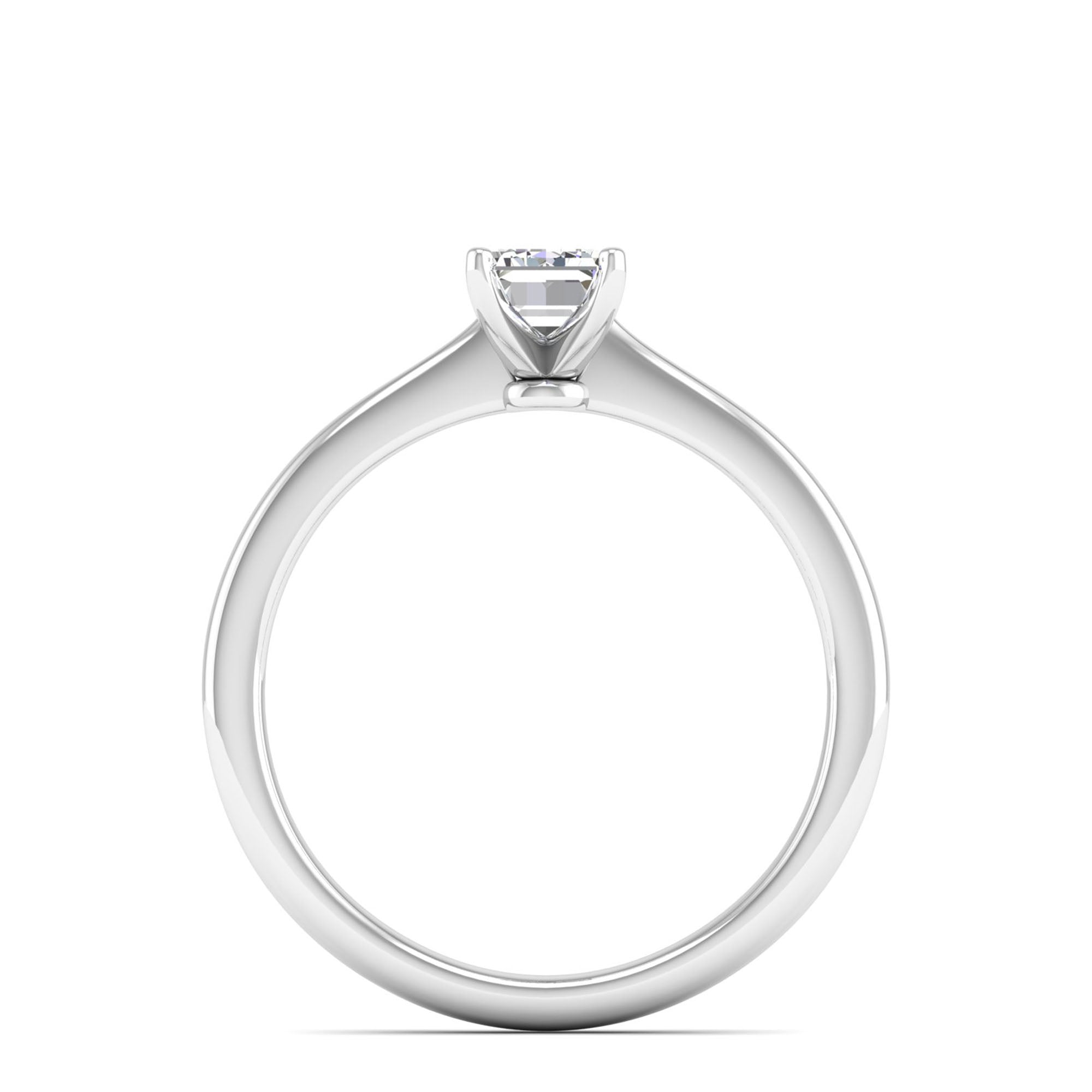 Celestar Emerald-Cut Diamond Solitaire Ring  1.00 Carat