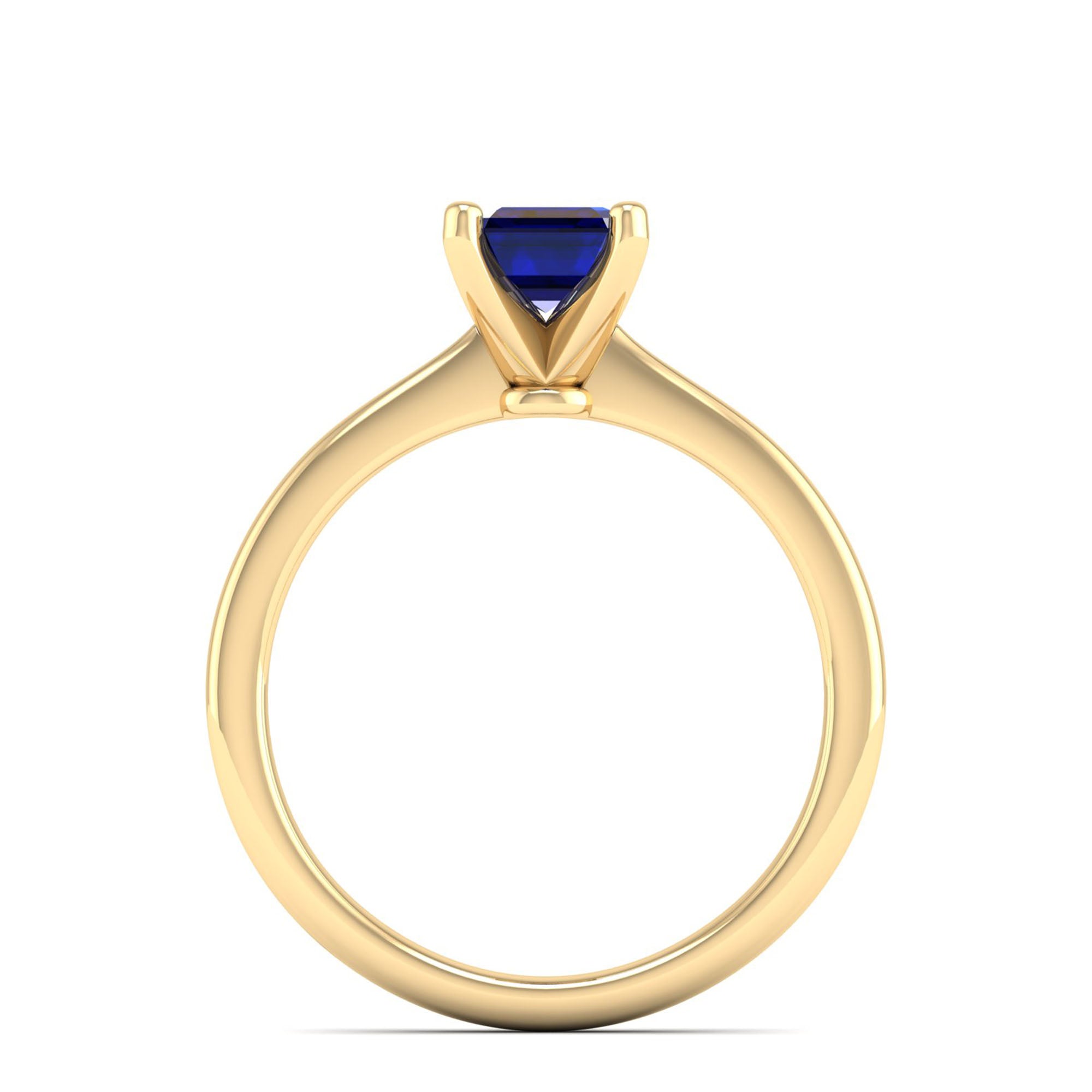 Celestar Emerald-Cut Sapphire Solitaire Ring  1.50 Carat