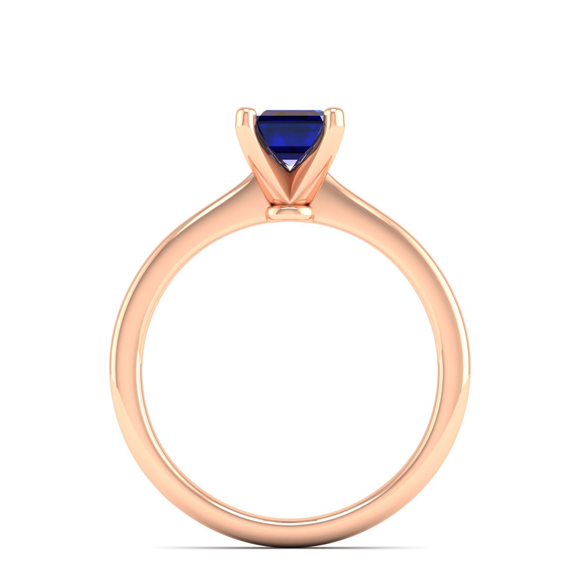 Celestar Emerald-Cut Sapphire Solitaire Ring  1.50 Carat