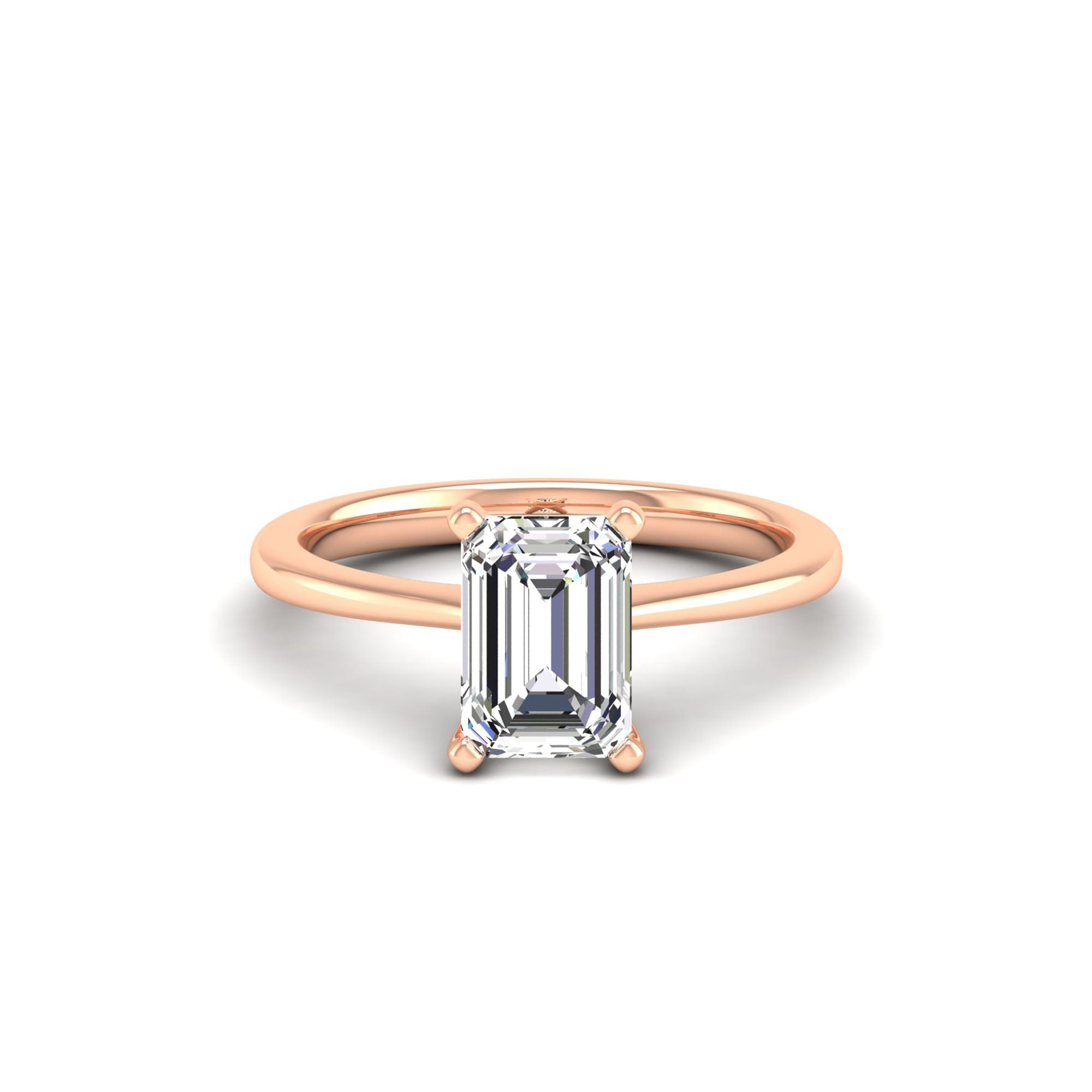 Celestar Emerald-Cut Diamond Solitaire Ring 2.00 Carat