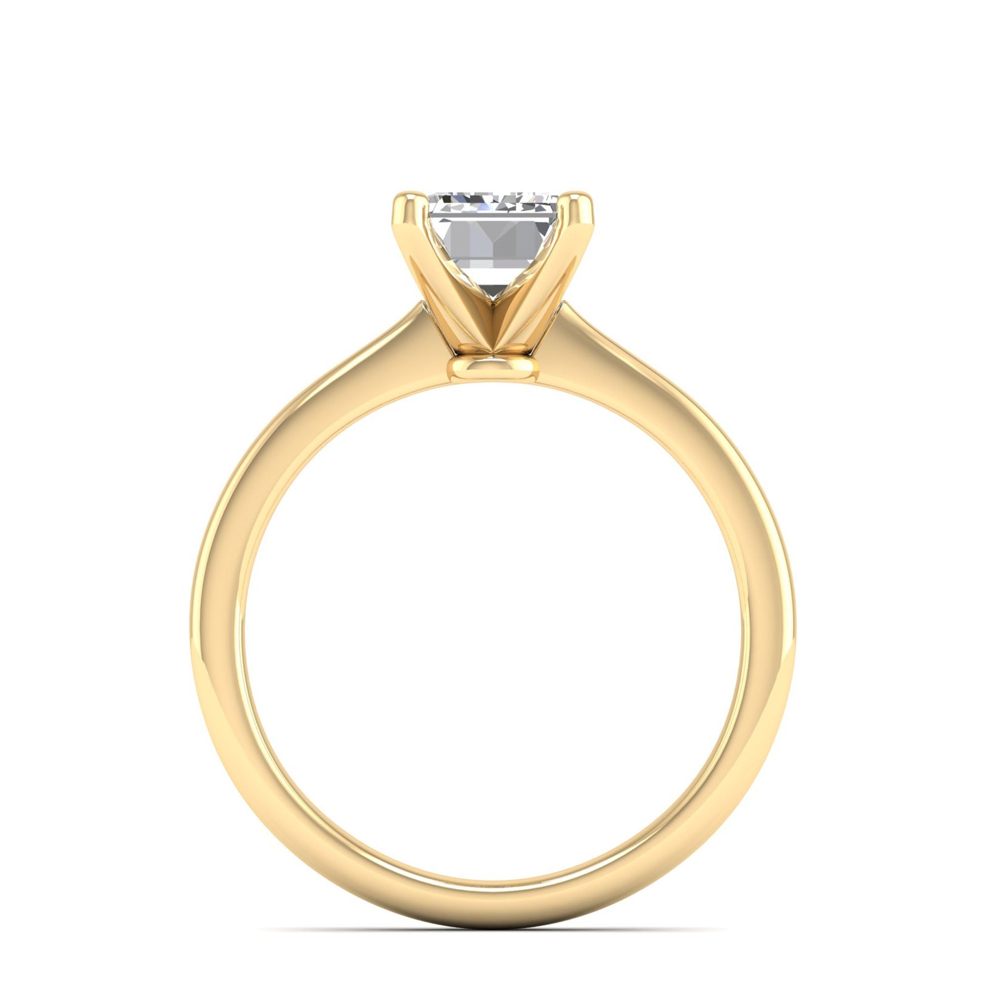 Celestar Emerald-Cut Diamond Solitaire Ring 2.00 Carat