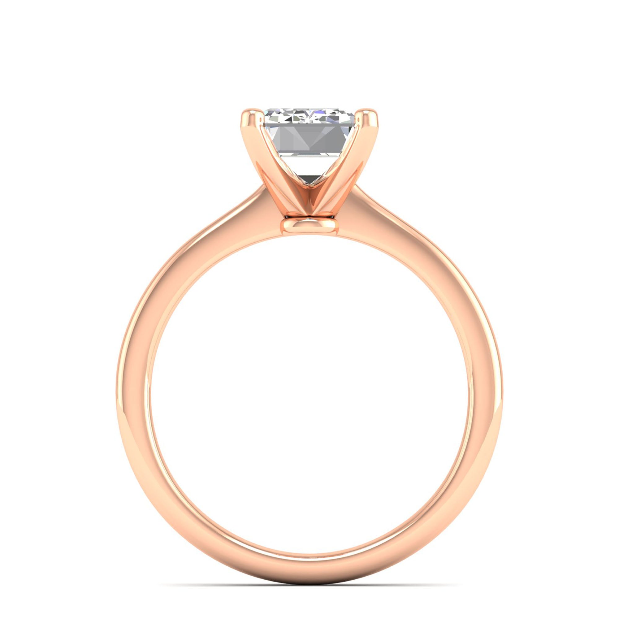 Celestar Emerald-Cut Diamond Solitaire Ring  2.50 Carat