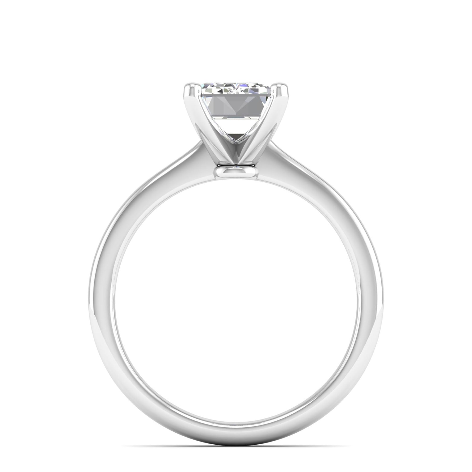 Celestar Emerald-Cut Diamond Solitaire Ring  2.50 Carat